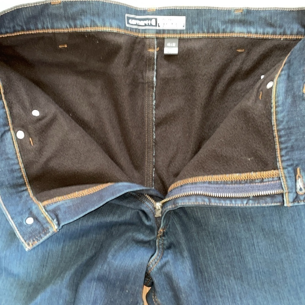 Carhartt Relaxed Fit, fleece lined jeans - Picture 4 of 7